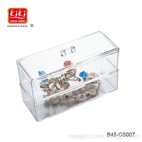 Makeup Organizer Cosmetic Storage Shelf Box Nail Drawer Lipstick Brushes B45-CS007